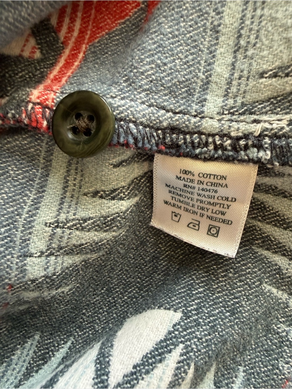 Faherty Blanket Baja Hoodie, in Colorado Jewel - Picture 9 of 9